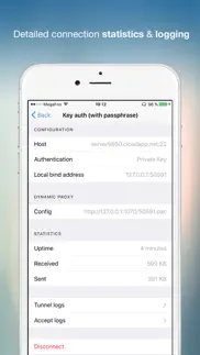 ssh tunnel - with socks5 proxy iphone screenshot 4