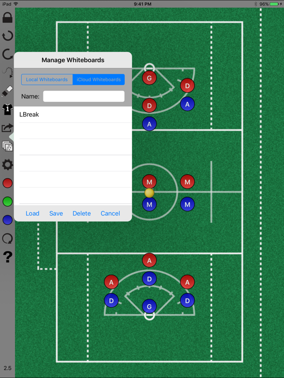 Screenshot #5 pour Lacrosse WhiteBoard