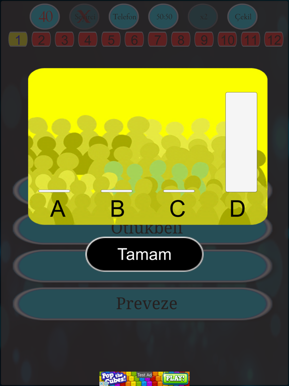 Screenshot #6 pour Yks Bilgi Yarışması