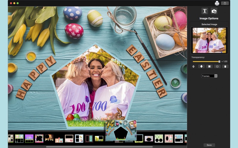 Screenshot #1 pour Easter Frames - Cute Stickers