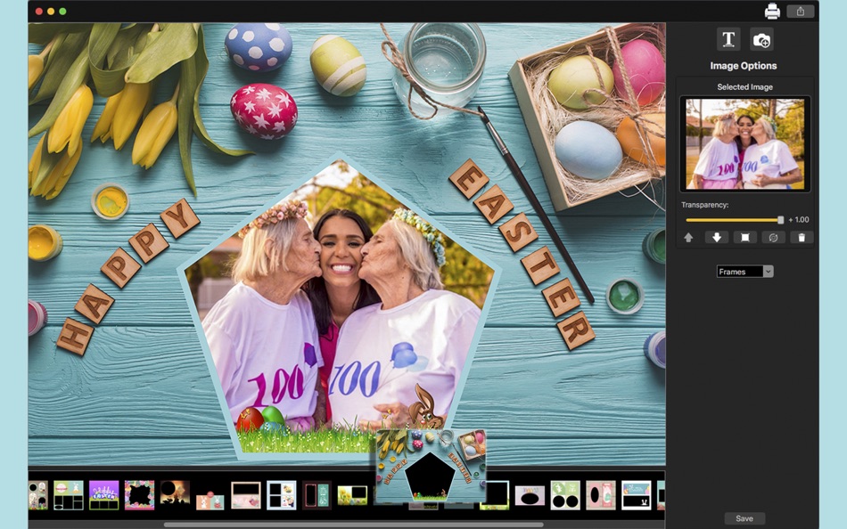 #1. Easter Frames - Cute Stickers (macOS) 由: Clovis Michel Pedroso Picanco