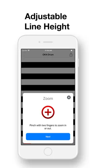 OKNDrum: Optokinetic Drum iPhone Screenshot 5