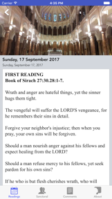 Daily Readings for Catholics screenshot