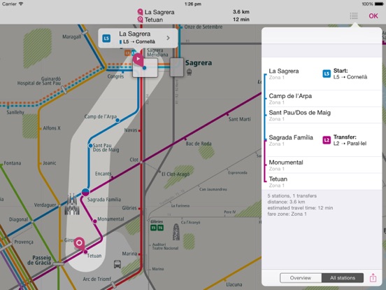 Screenshot #6 pour Barcelona Rail Map Lite