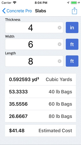 Concrete Pro - Cost Calculatorのおすすめ画像1