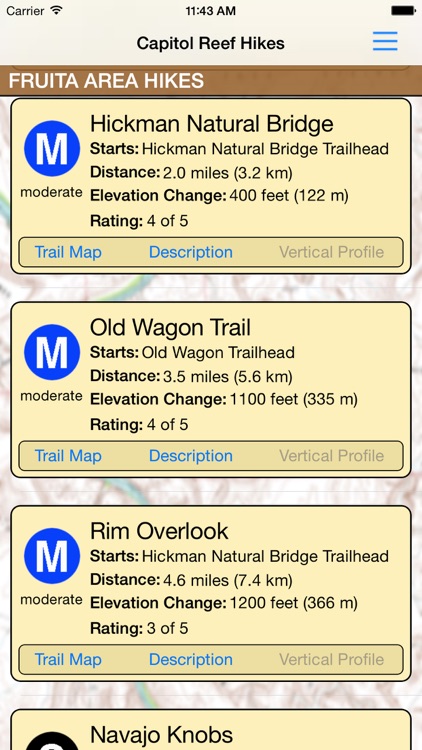 Hiking Capitol Reef N. P.