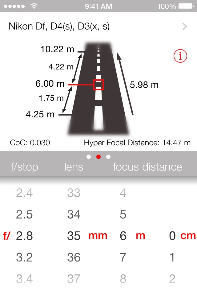 Simple DoF Calculator screenshot 2