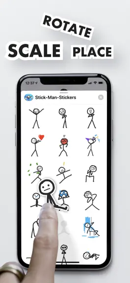 Game screenshot Stick Man Stickers Pack apk