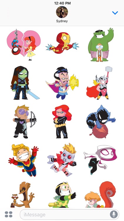 Marvel Stickers: Young Marvel screenshot-3