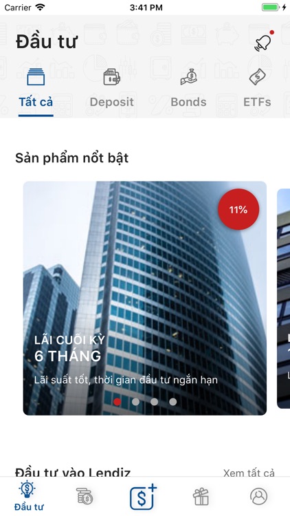 Ví Lendiz: Tiết Kiệm & Đầu Tư