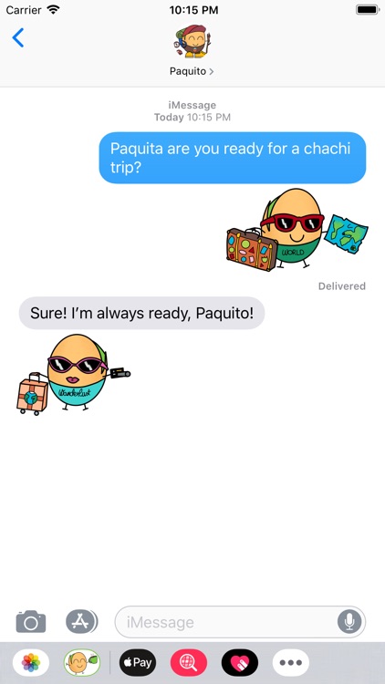Paquitos Stickers: Moments screenshot-5