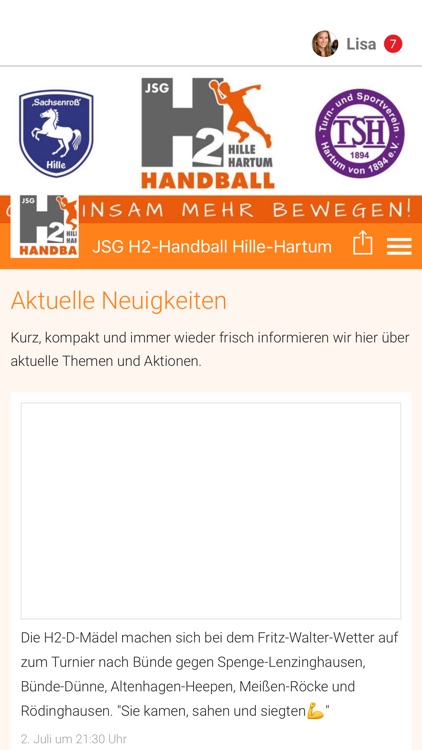 JSG H2-Handball Hille-Hartum