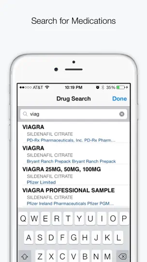 Скриншот Drugs & Medications на iPhone 1