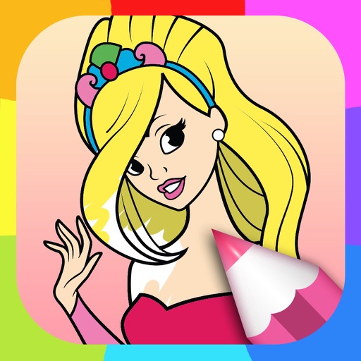 Princess Coloring Book ! iOS App