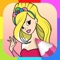 Start your little girl on coloring books with Princess Coloring Book