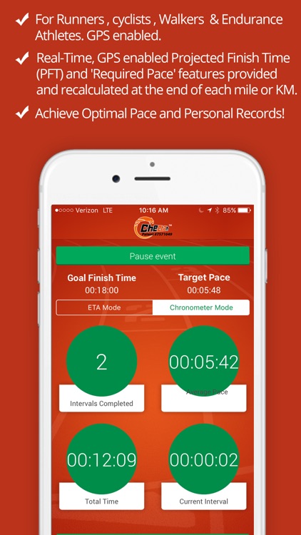 Pace App-Know Your Finish Time