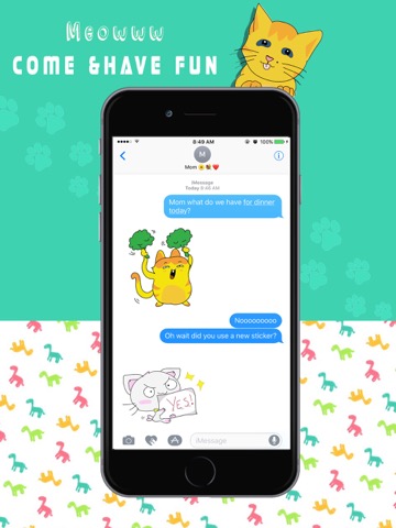 Funny Cat Emoji Stickersのおすすめ画像2