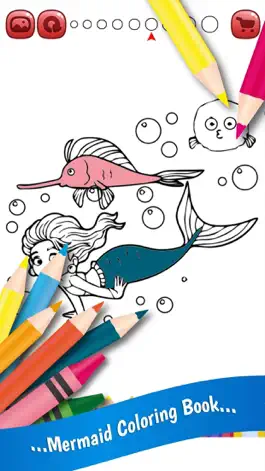 Game screenshot Mermaids Coloring Book hack