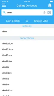 collins latin dictionary iphone screenshot 2