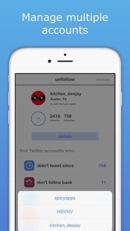 unfollow for Twitter screenshot-3