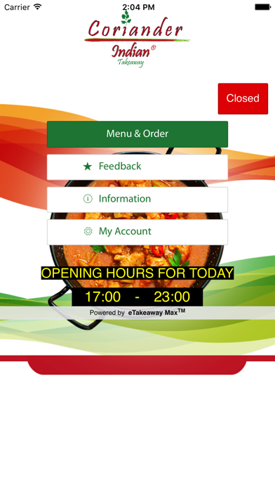 How to cancel & delete Coriander Indian Takeaway from iphone & ipad 1