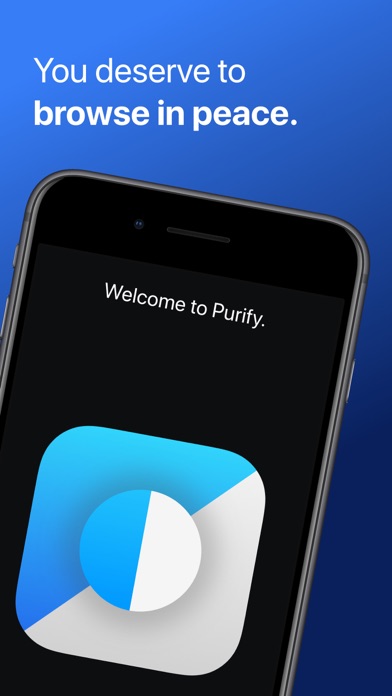 Purify: Block Ads and Tracking Screenshot