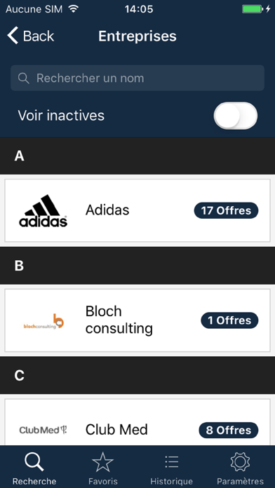 Screenshot #3 pour Sportyjob