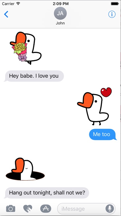 Big Beak - Goose Emoji GIF screenshot-3