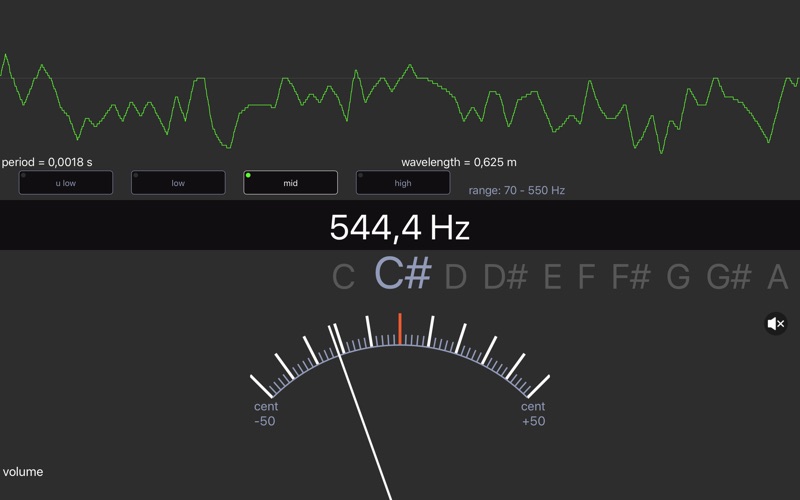 Screenshot #2 pour Sound Analysis Oscilloscope