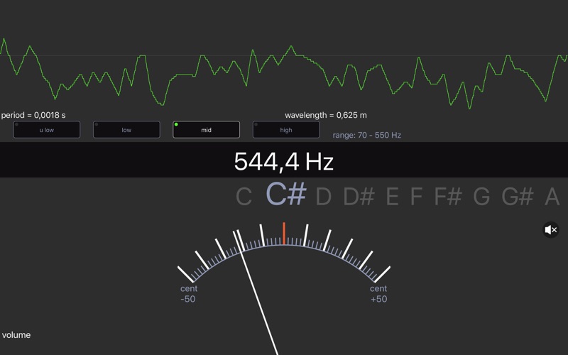 How to cancel & delete sound analysis oscilloscope 1