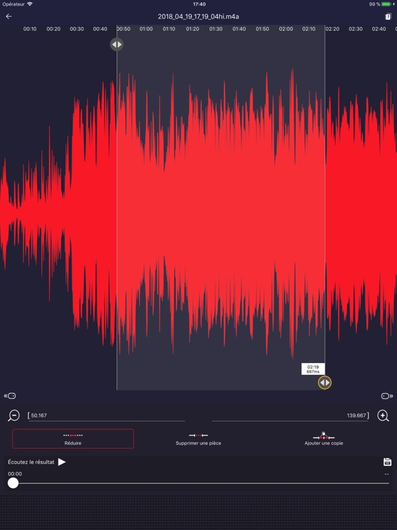 Screenshot #5 pour Enregistreur vocal - Dictaphon