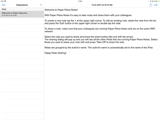 Screenshot #4 pour Paper Plane Notes