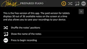 John Cage Piano (Free) screenshot #2 for iPhone