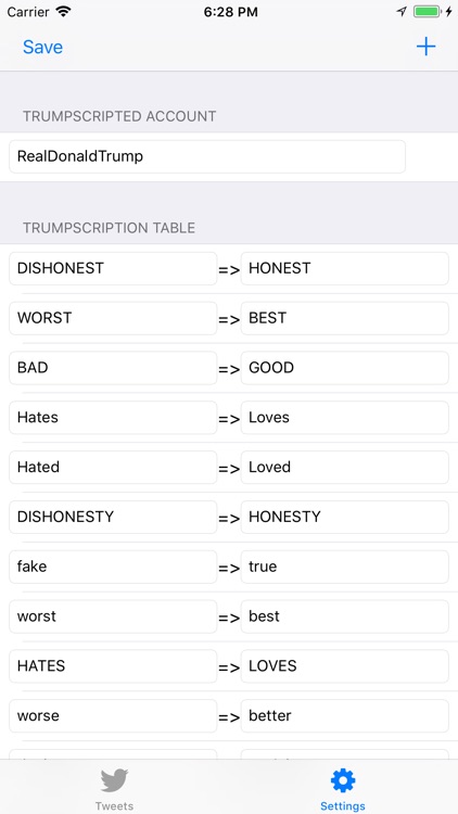 Trumpscriptions