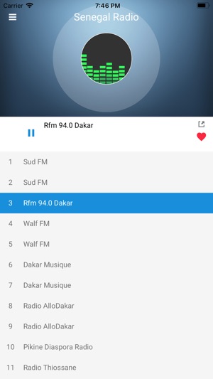 Senegal Radio Station FM Live on the App Store