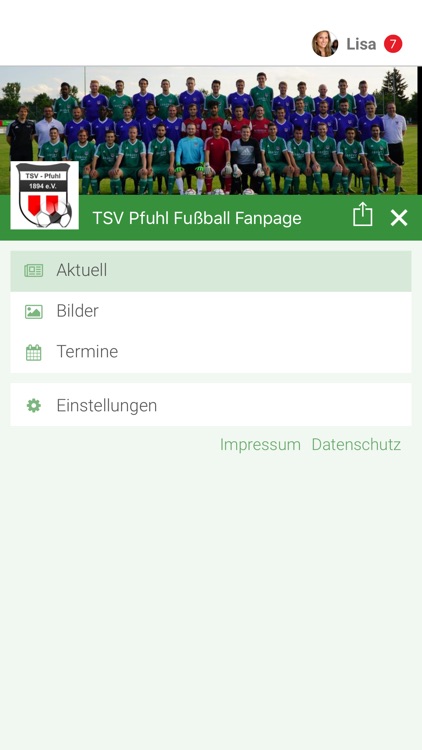 TSV Pfuhl Fußball Fanpage