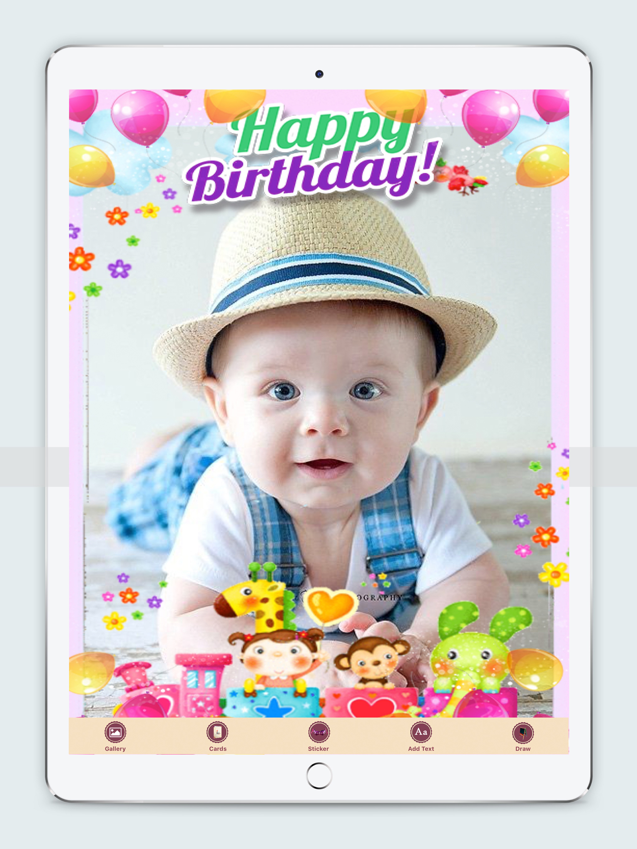 B'day Celebration Card Photo Frame screenshot 7