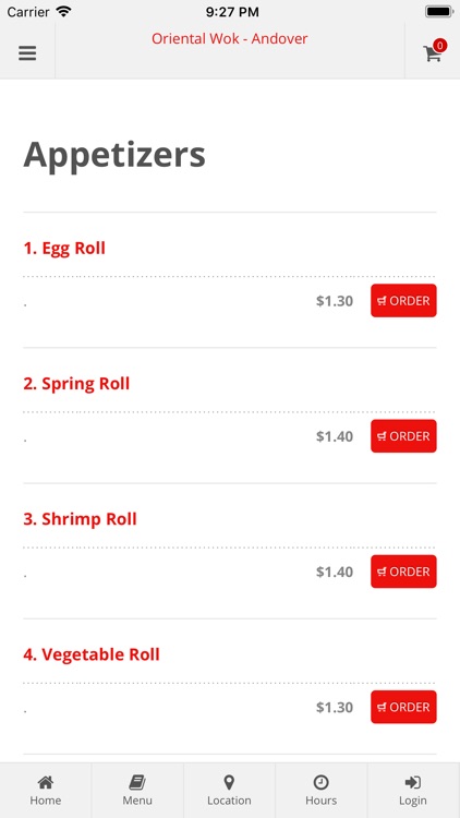 Oriental Wok Andover