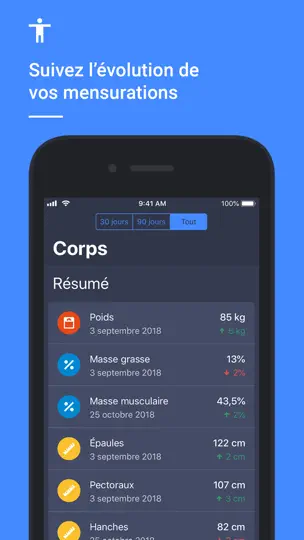 Capture d'écran de Gym Day: Carnet De Musculation sur iPhone 6