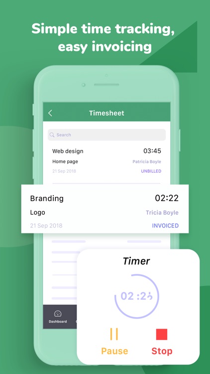 Invoice & Time Tracking - Zoho screenshot-3