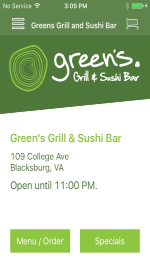 Green's Grill & Sushi Bar(圖1)-速報App