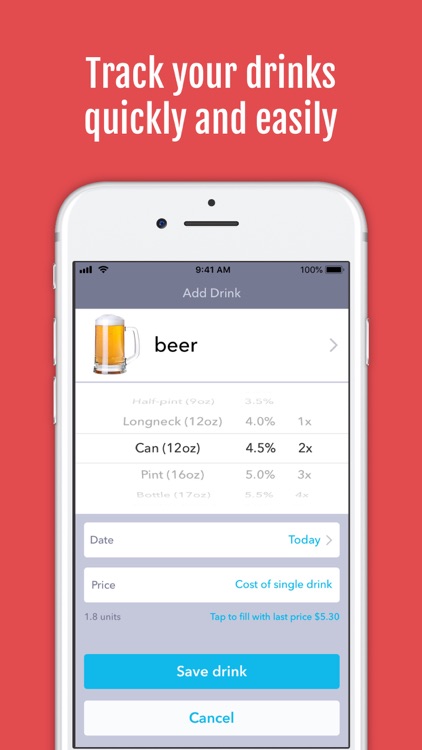DrinkControl – Alcohol Tracker
