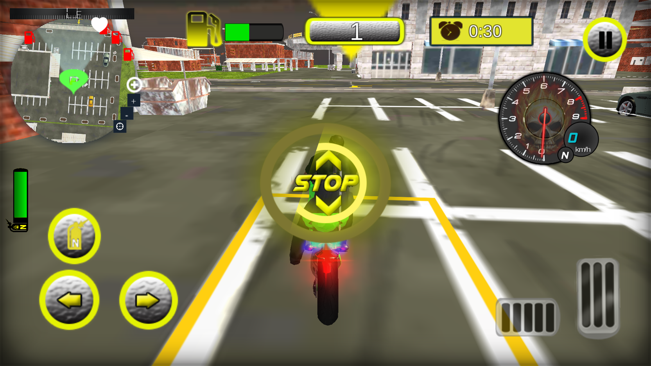 Bike Race & Motorcycle Parking