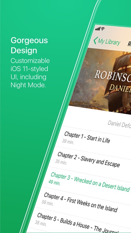 GreenLit Audiobook Player