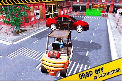 City Traffic Police Forklift Simulator screenshot 3