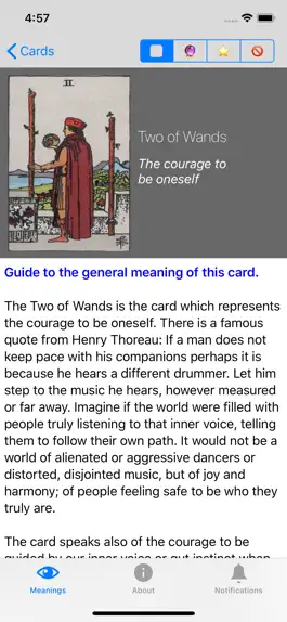 Game screenshot Tarot Meanings apk