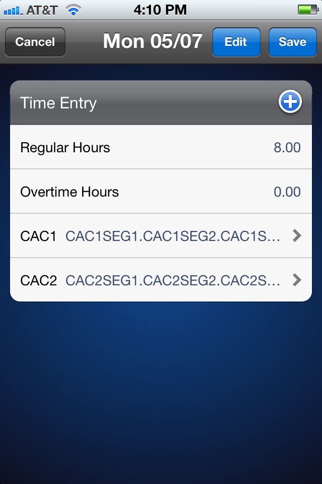 IQN Timecards and Expenses screenshot 2