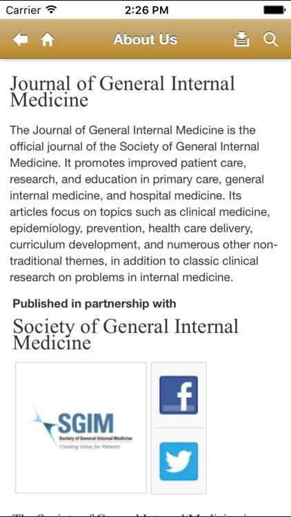 Journal of Gen Internal Med screenshot-3