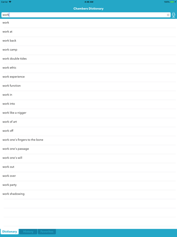 Screenshot #4 pour CDICT - Chambers Dictionary