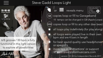 Screenshot #1 pour Steve Gadd Loops Light